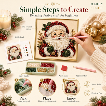 Merry Pearls™ - 3D Christmas Pearl Art Kit