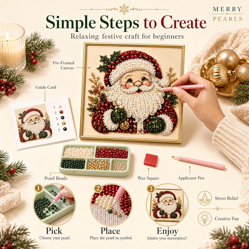 Merry Pearls™ - 3D Christmas Pearl Art Kit